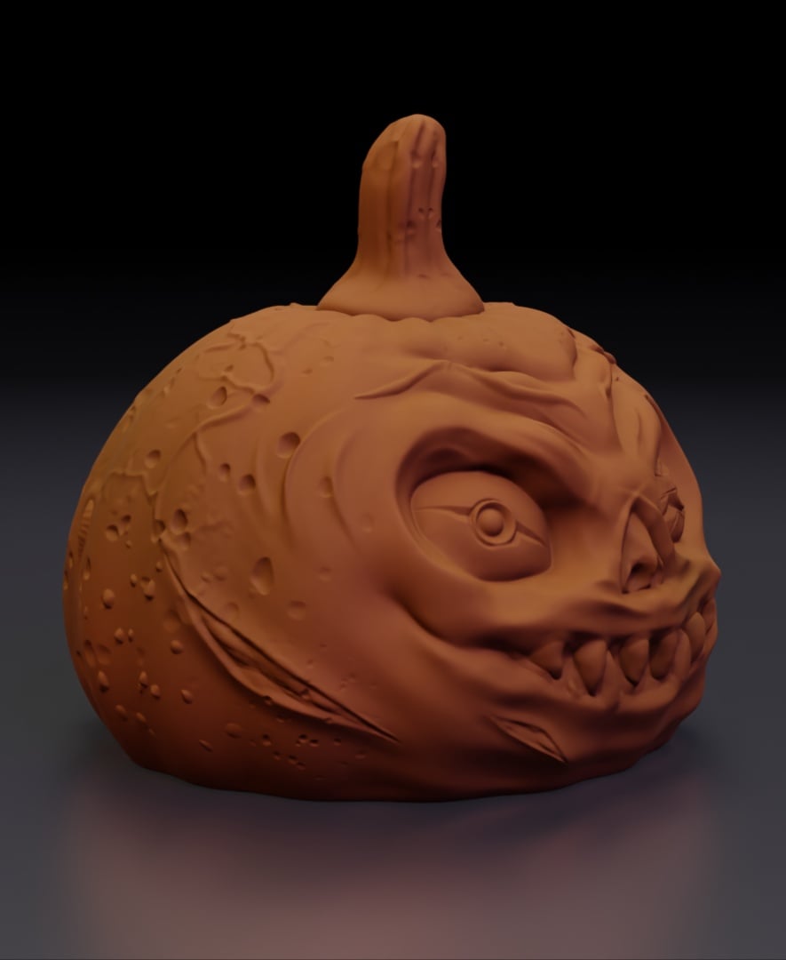 Pumpkin Beer Bottle Cap 3d model