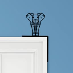 Elephant Door Corner Decor 3d model