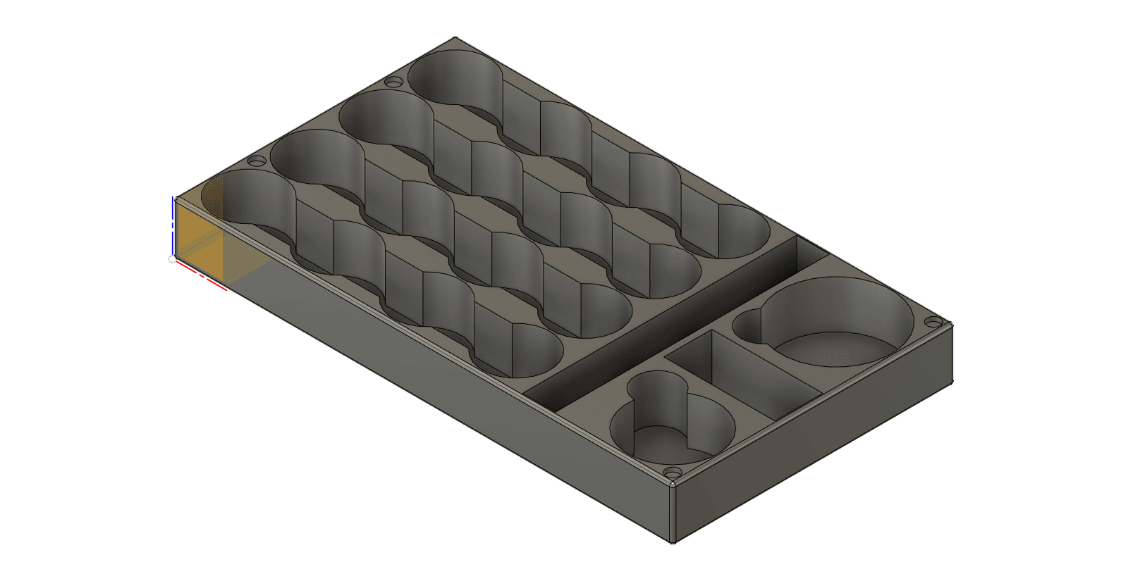 Token Box for Miniatures Wargaming 3d model