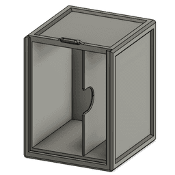 Side Load 60 Card Format Top Loader Deck Box 3d model