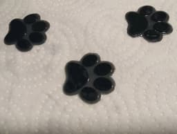 cat footprint 3d model