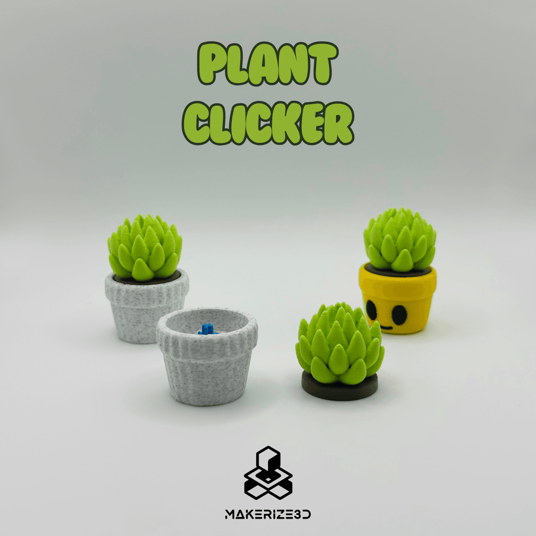 Leafy Plant Clicker 3d model