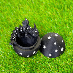Galactic Starlight Dragon / Little Articulated Fidget Toy / Keychain 3d model