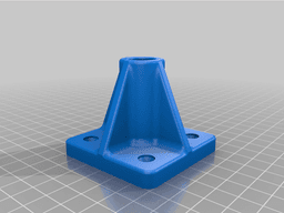 Magnifier Lamp Surface Mount Bracket 3d model