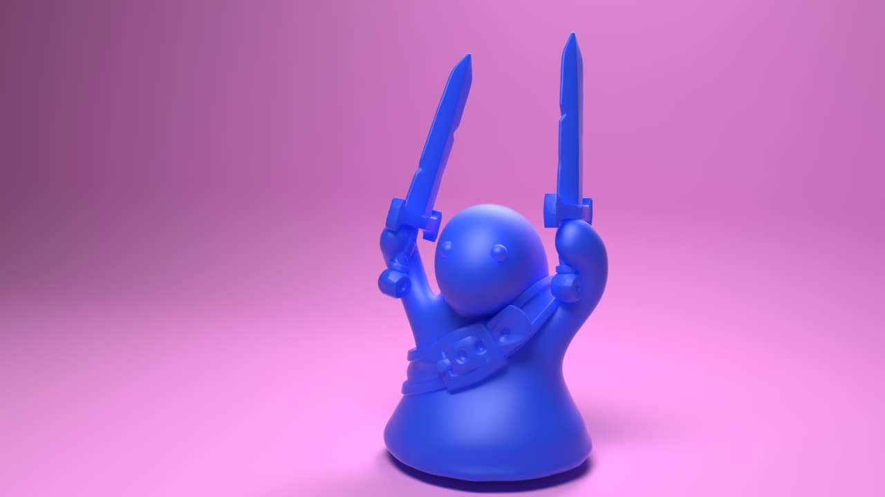 clay soldier 3d model