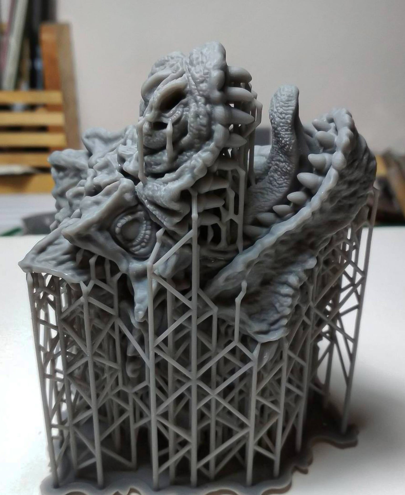 Dragon Head Trophy 3d model