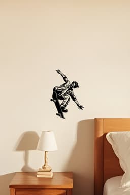 Skater Wall Art, Wall Decor, Home Decor 3d model