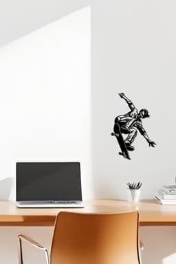 Skater Wall Art, Wall Decor, Home Decor 3d model