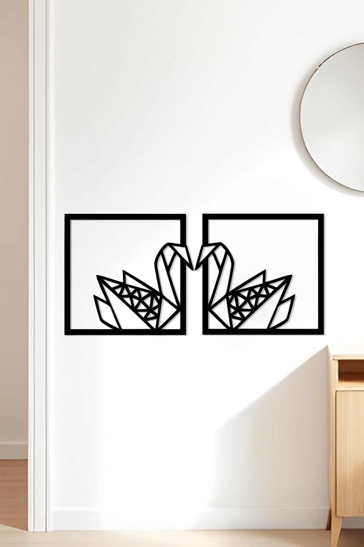 Swan Wall Art, Wall Decor, Home Decor 3d model