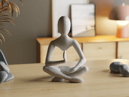 Celestial Resonance: Meditation 3d model