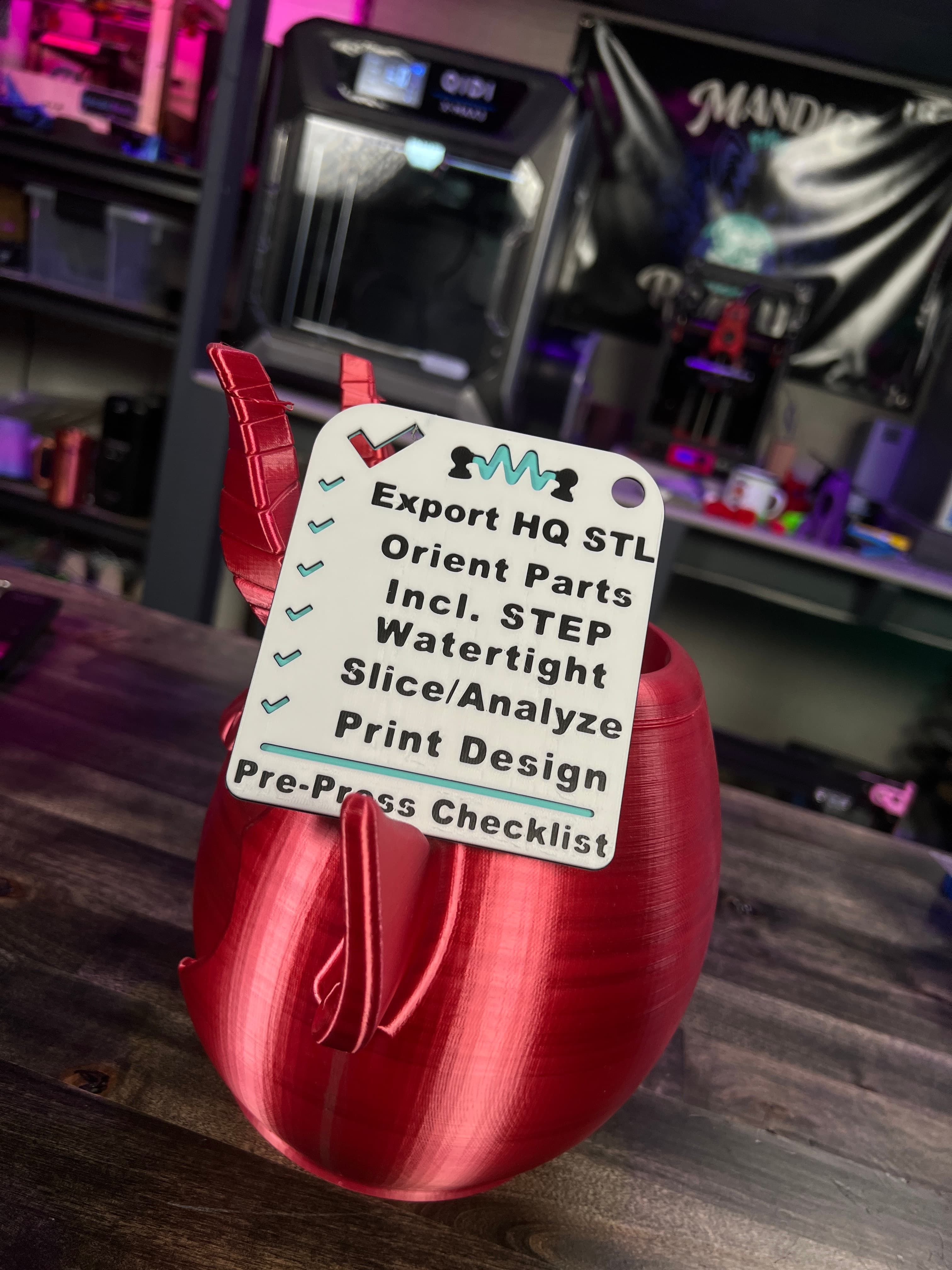 3D Design Checklist - Model like a PRO! 3d model