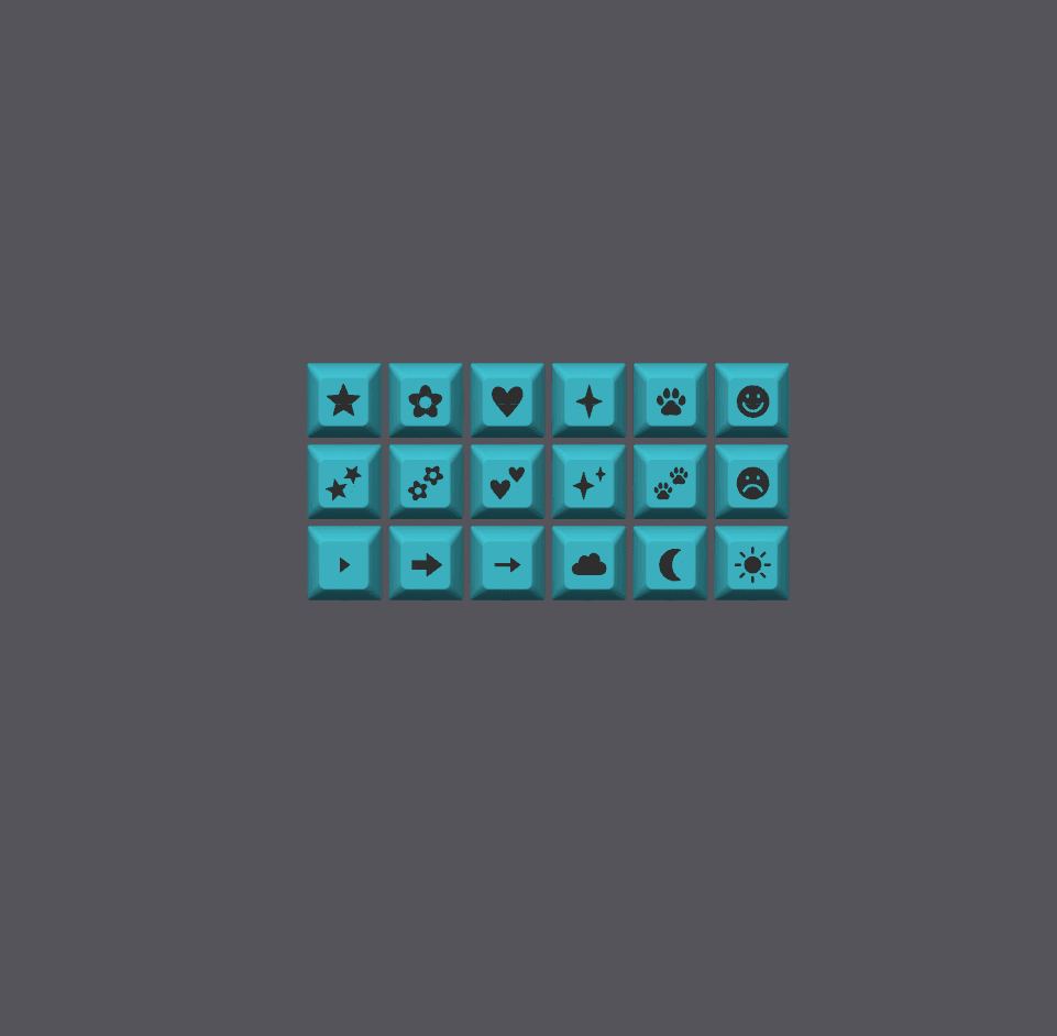Wordee Personalised Keycap name Fidgets 3d model
