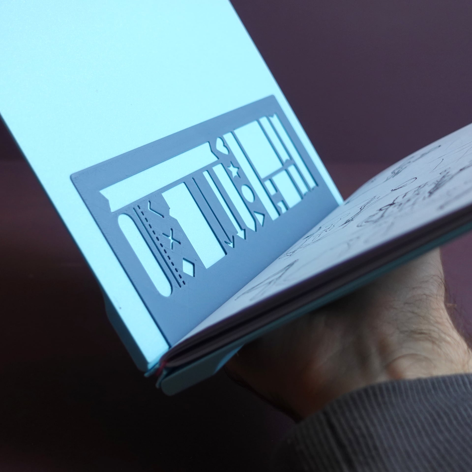 Notebook stencil 3d model