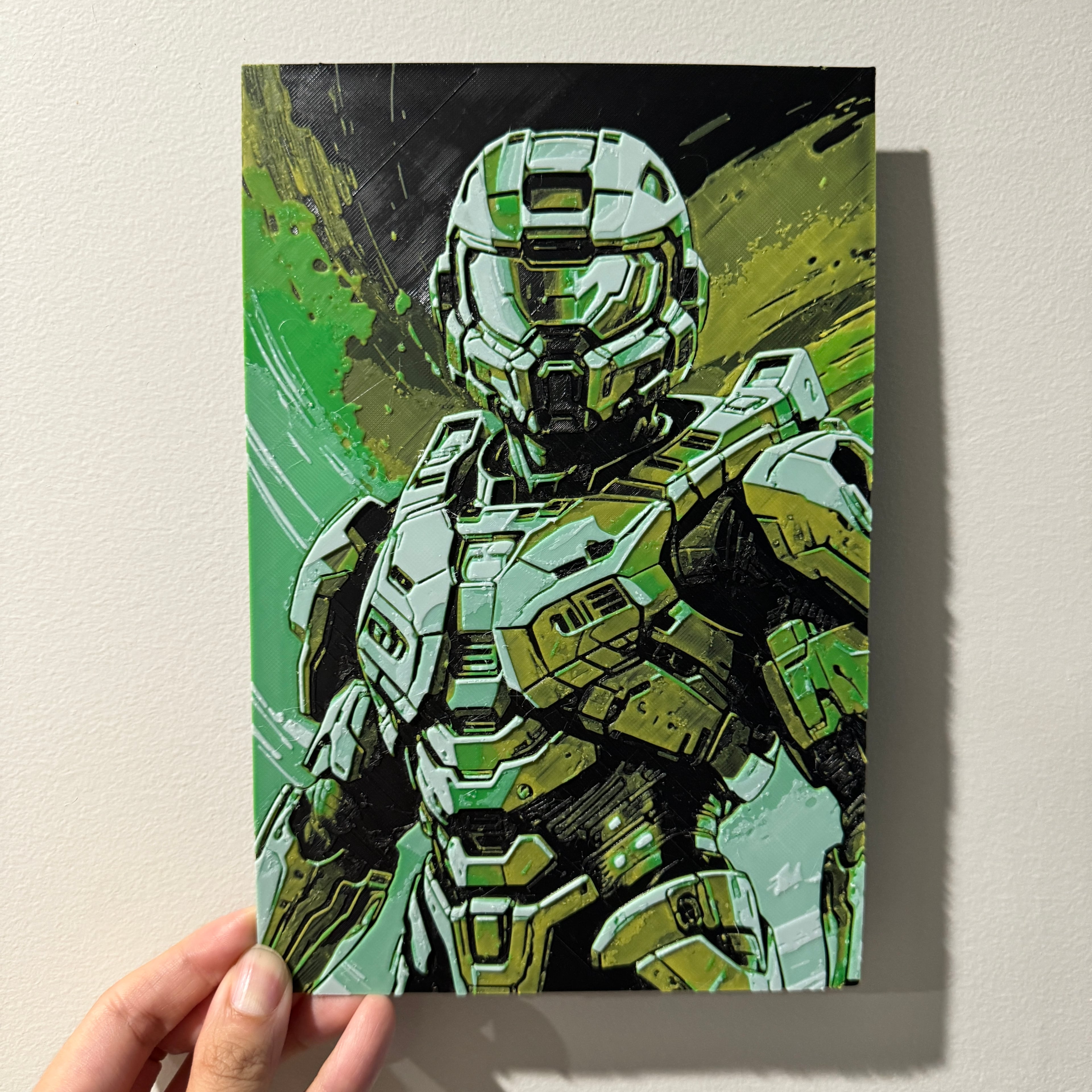 Master Chief (Paid) - HueForge Print 3d model