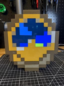 Minecraft Clock 3d model