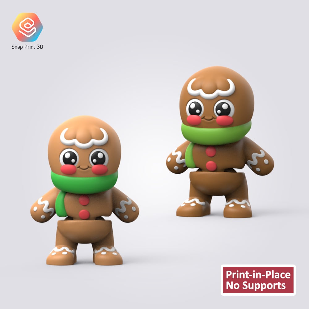 Flexi Gingerbread 3d model