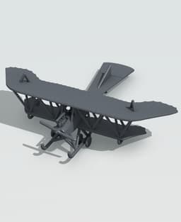 1:144 Albatros Doppeltaube 3d model