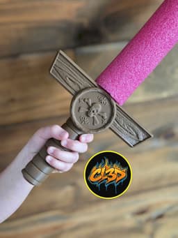 Pirate Pool Noodle Sword 3d model