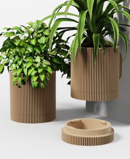FIN Collection - Planter Set 3d model