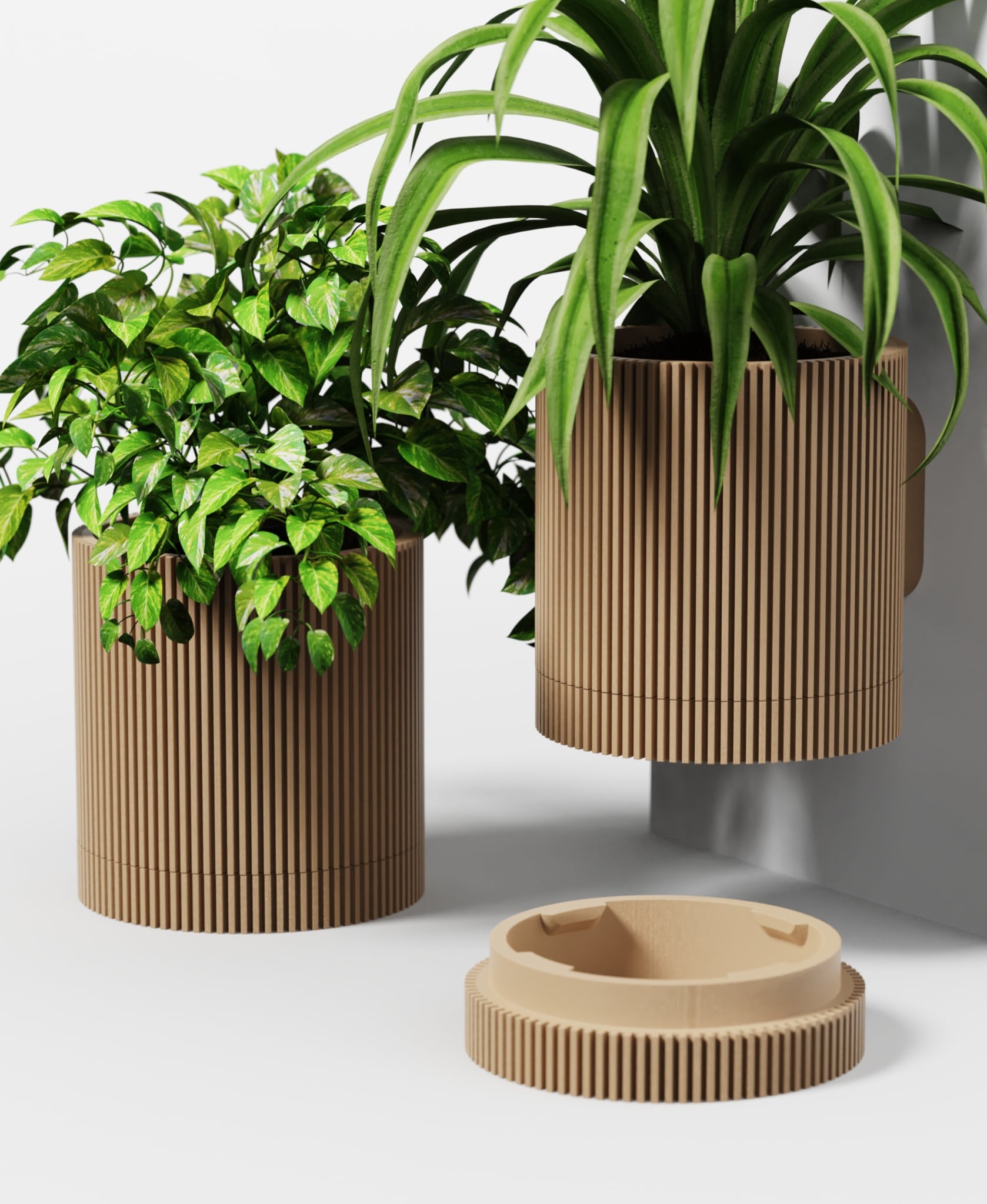 FIN Collection - Planter Set 3d model