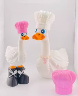 Chef Goose Gear for Porch Goose 3d model