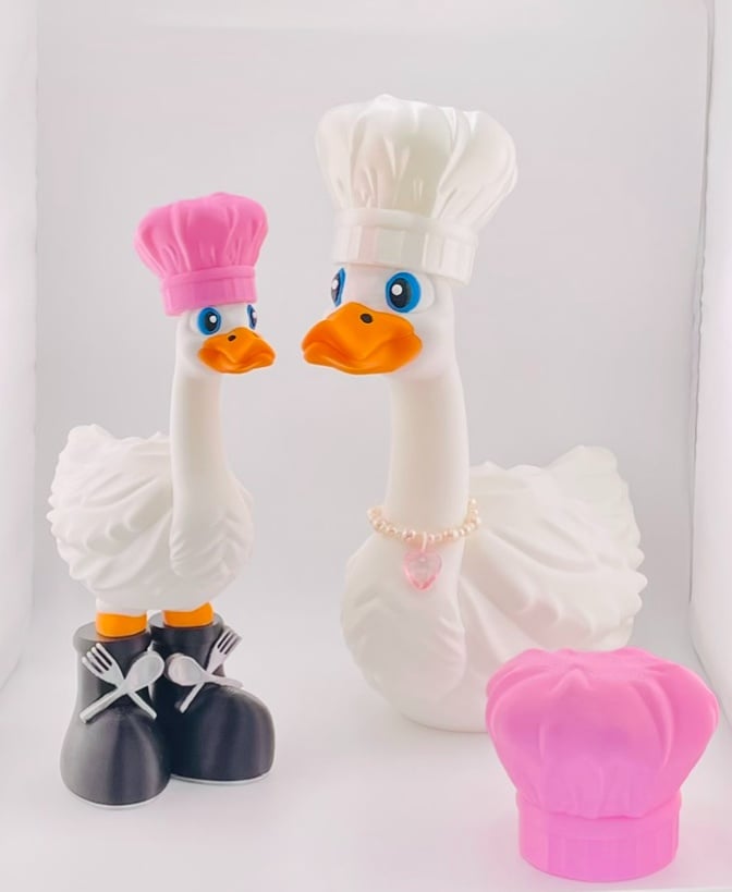 Chef Goose Gear for Porch Goose 3d model