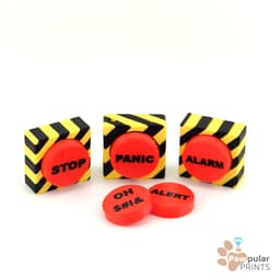 Big Red Button 3d model