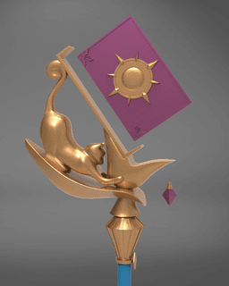 Kiriya's Staff - Princess Connect 3d model