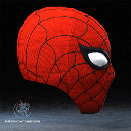 Japanese Spiderman Mask 3D Printer STL file 3d model