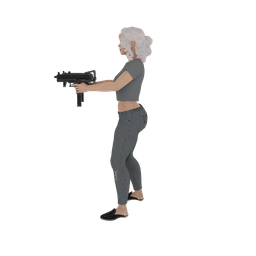 Urban Fighter Female v2 3d model