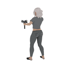 Urban Fighter Female v2 3d model