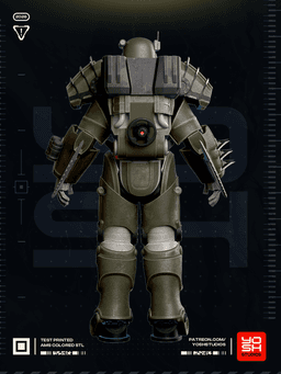 NCR Power Armor 3D Printer STL 3d model