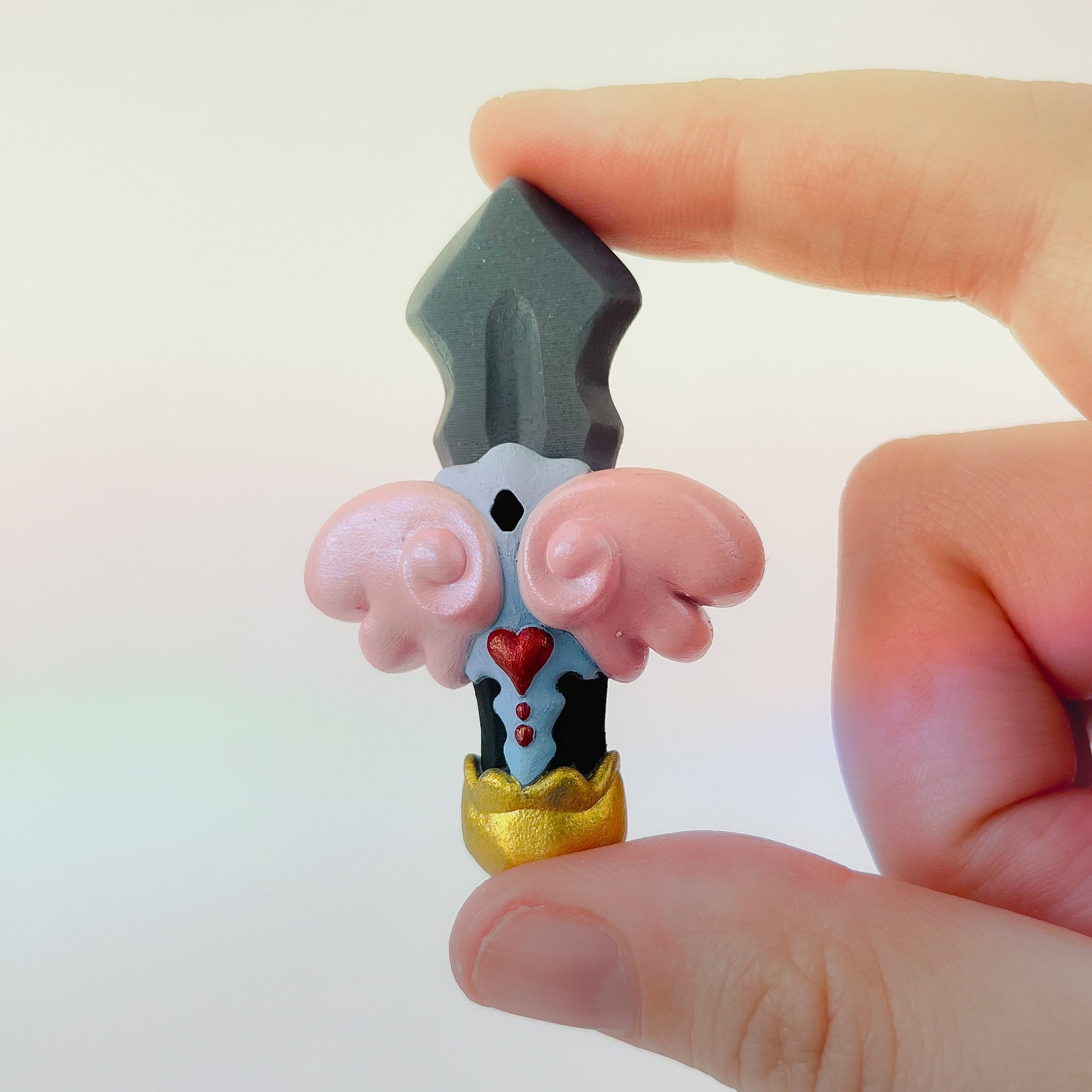 Chibi Sword + Keychain 3d model