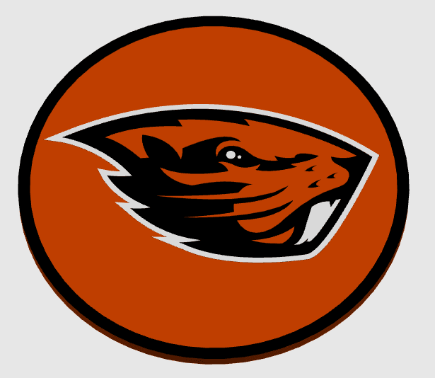 Oregon State Coaster - Bambu AMS 3d model