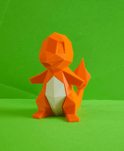 Charmander Low Poly Pokemon 3d model