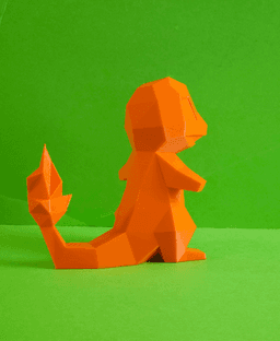 Charmander Low Poly Pokemon 3d model