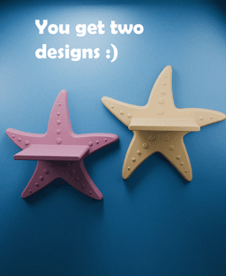 Starfish Shelf Set 3d model