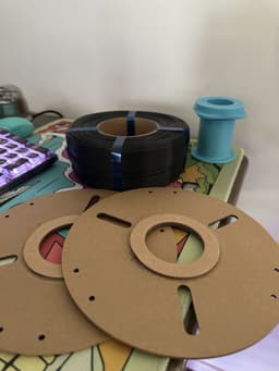 Spool Bolt to Reuse/Recycle carboard spools 3d model