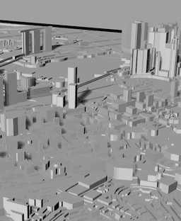 SINGAPORE, Skyline 3d map 3d model