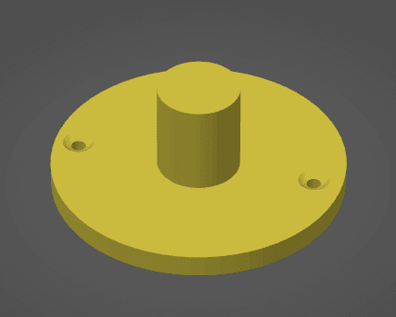 Solar lights screw mount 3d model