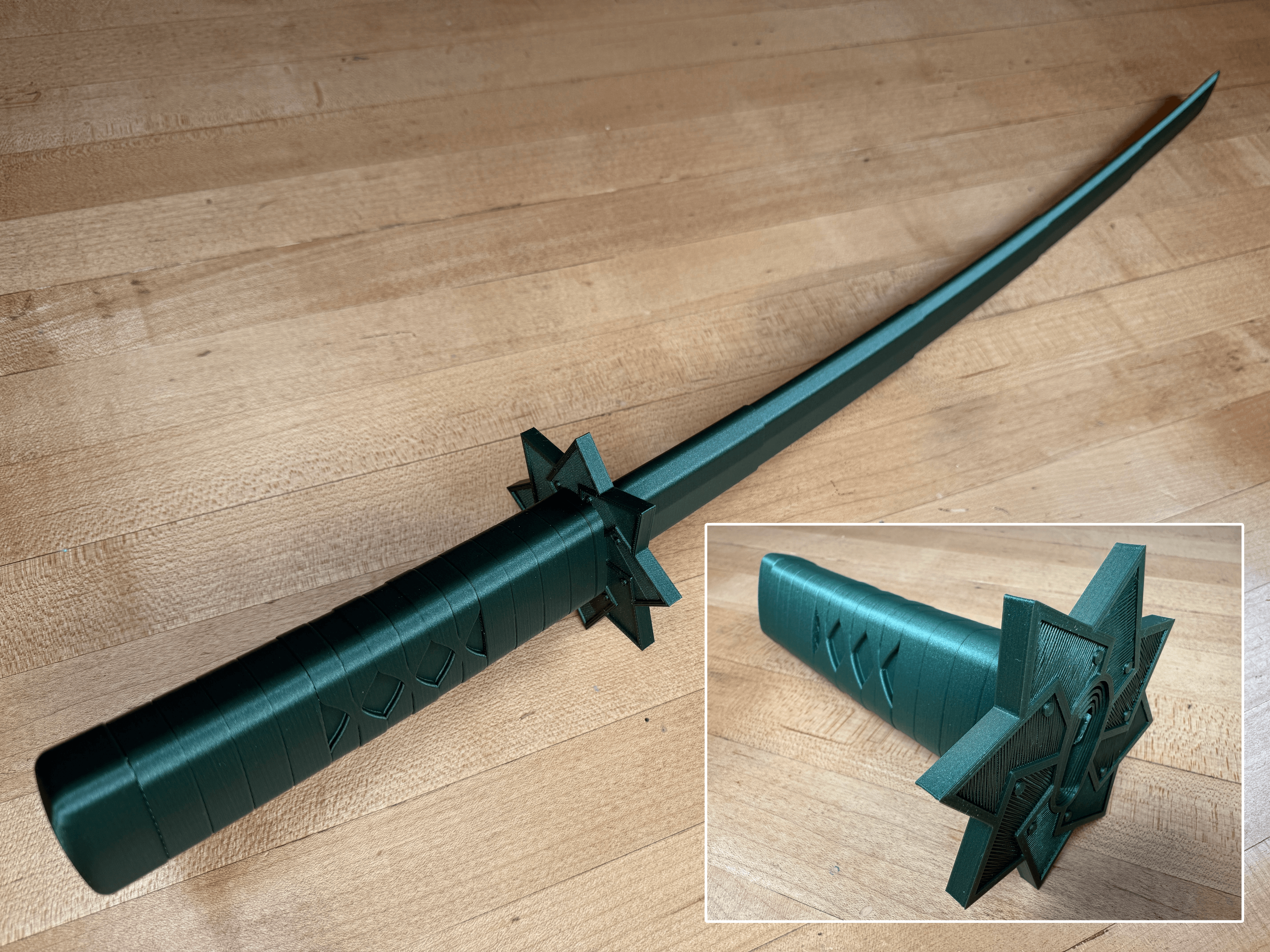 Sanemi’s Print-in-Place Collapsing Sword 3d model