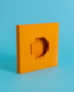 Chunky Block Drip Tray // 140mm 3d model