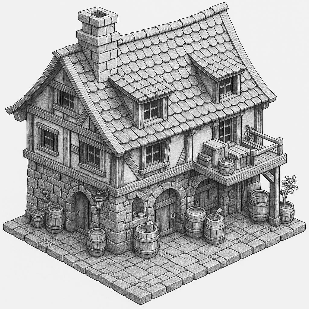 Medieval_Storehouse_2_WorkShop3D_Pack 3d model