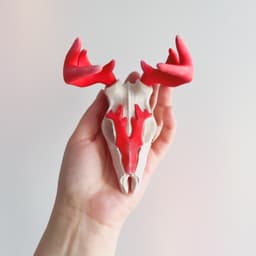 Deer Skull Dice Tower 3d model