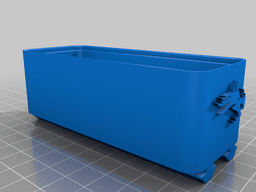 Ender Storage Box embossed/debossed options + Steps File 3d model