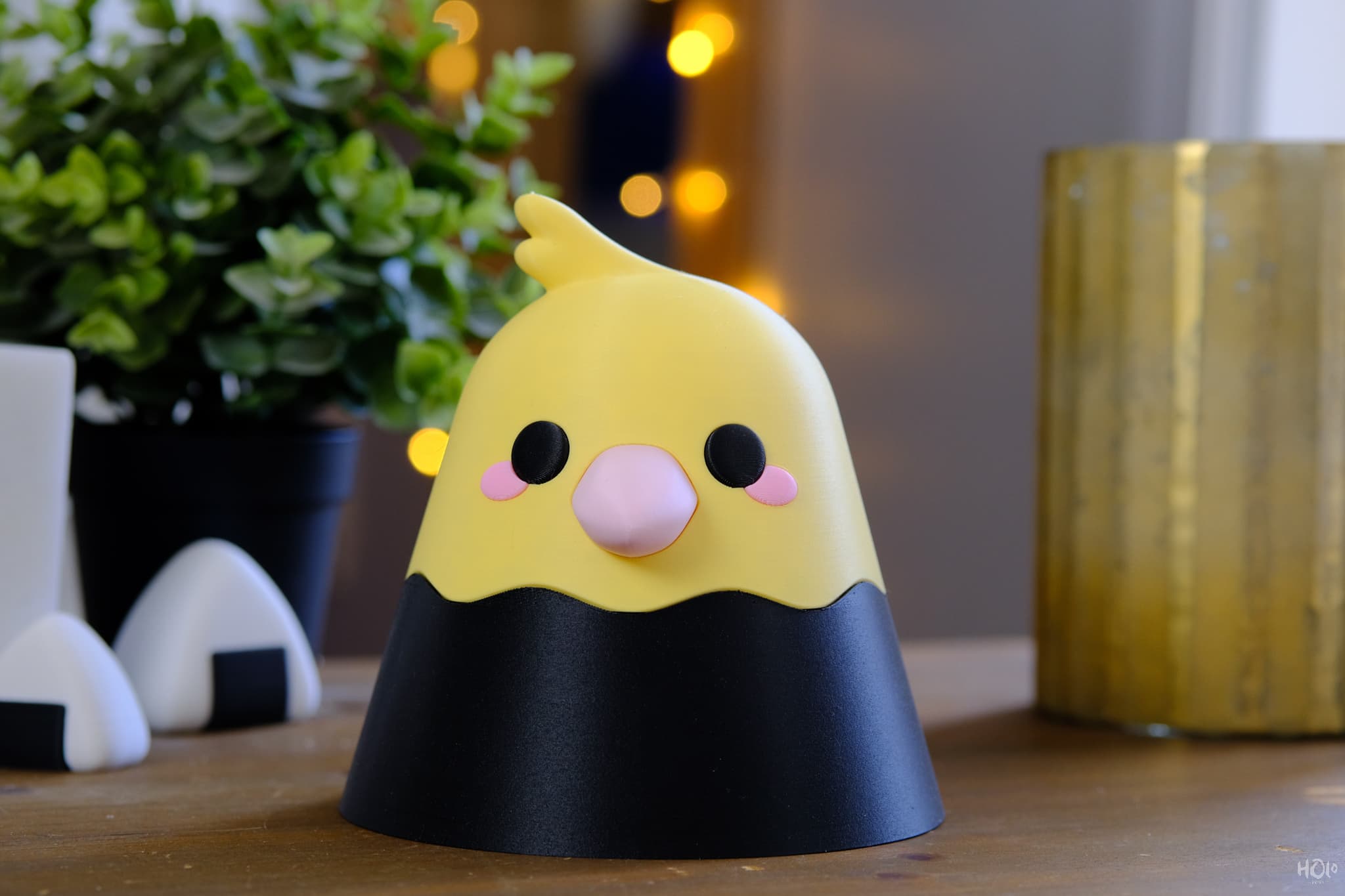 Kawaii Bird Loot Box - Print-in-Place - Holoprops 3d model