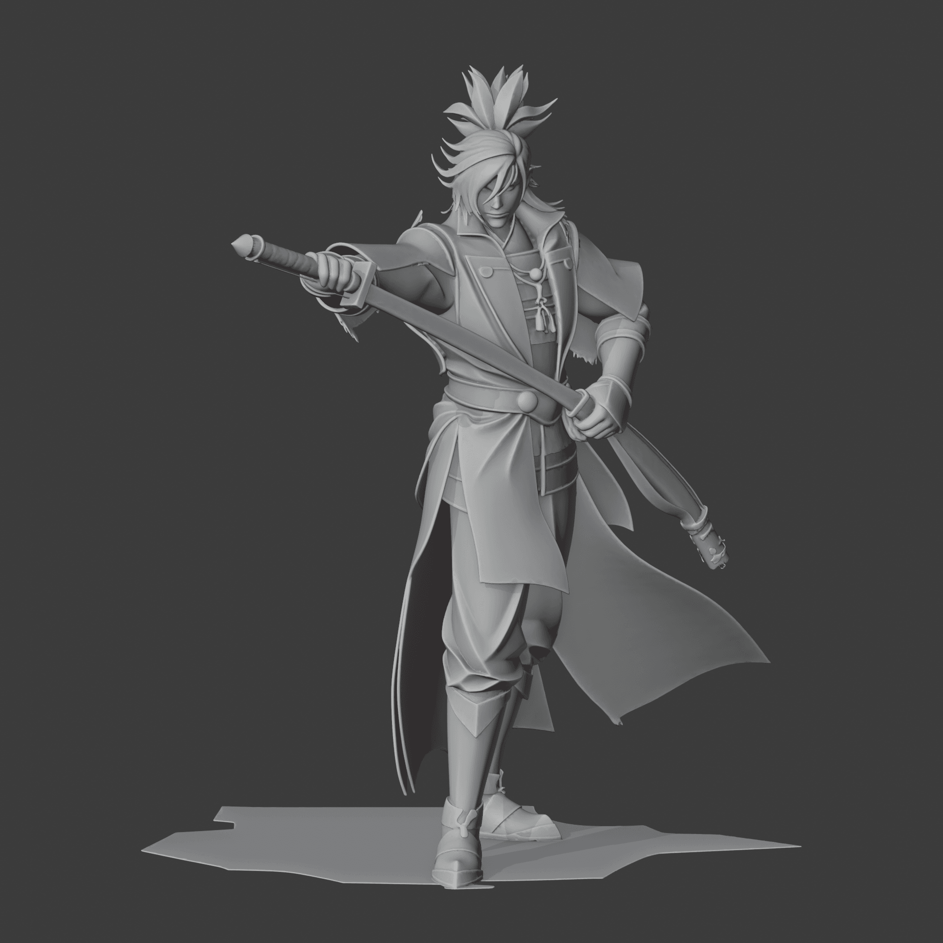 Akechi Mitsuhide Samurai Classic 3d model