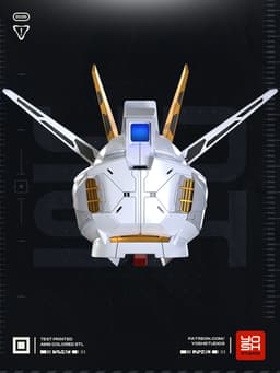 Mecha Mighty Strike Helmet 3D Printer STL file 3d model