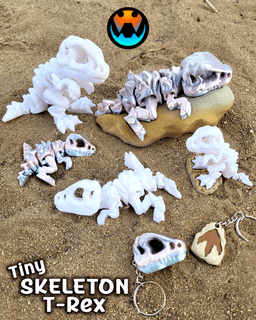Tiny Skeleton T-Rex 3d model
