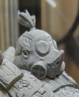 came out amazing. one of my favorite heroes to play and I'm so happy to finally print this! THANKS! (Matter Hackers Build Series ABS Silver) 3d model